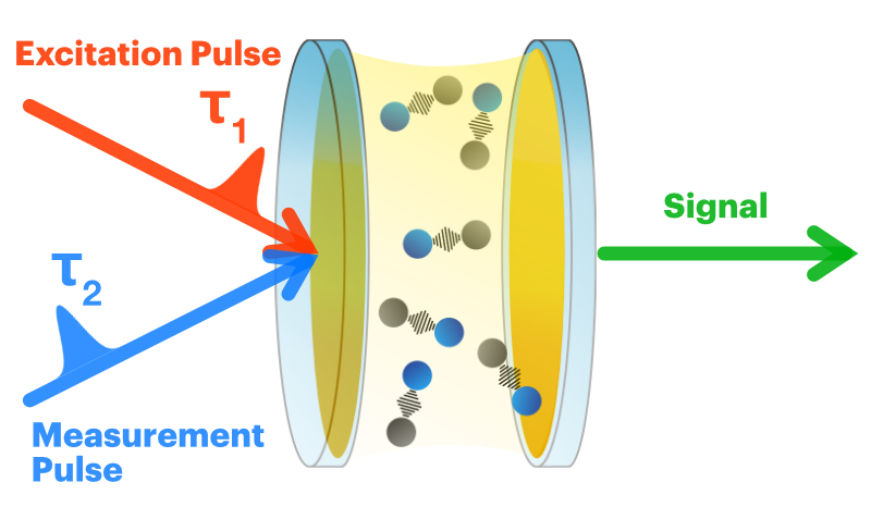 Molecule-cavity Pump-probe experiment